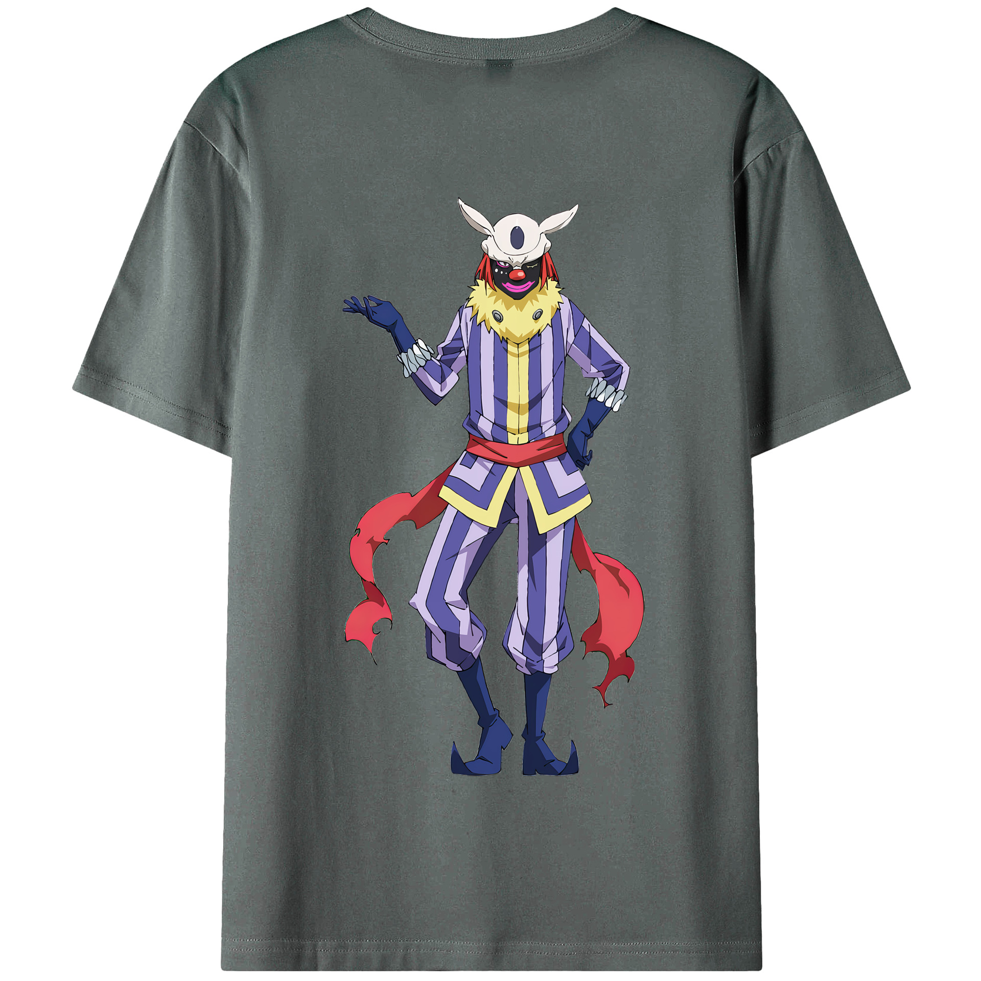 （画像用） 転スラ Regarding Reincarnated to Slime 綿100％半袖Tシャツ（背面プリント）